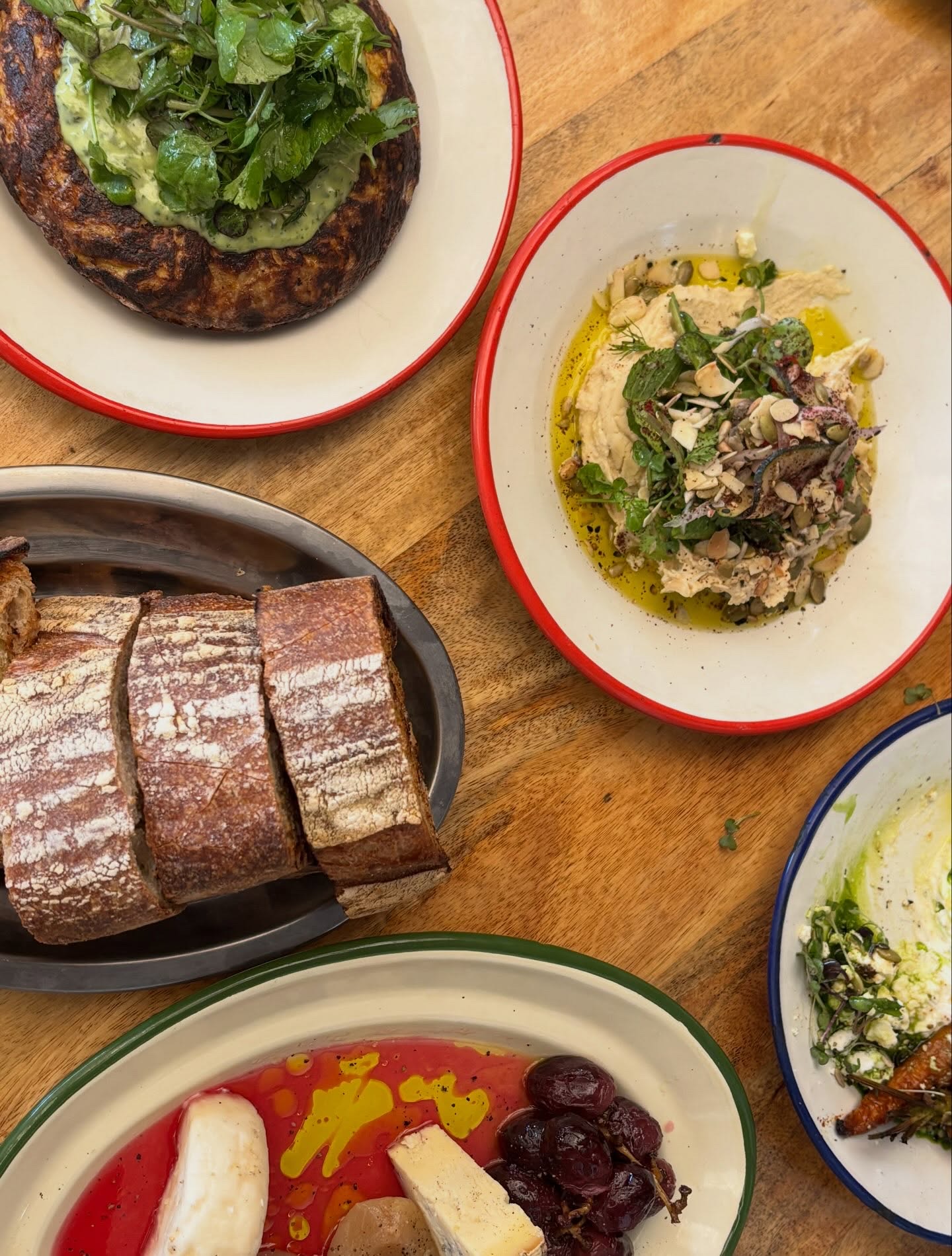 Summer table by the sea at Bar Blai